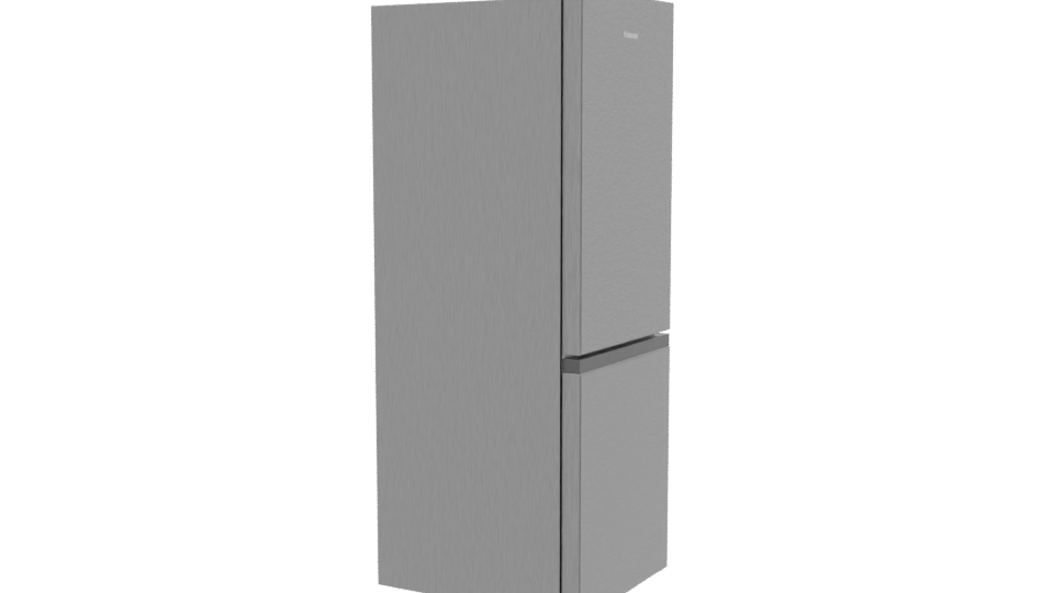 Sleek Stainless Steel Refrigerator 3D Model - Professional 3D Model Render 9