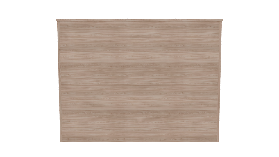 Contemporary Wooden Dresser Model - Professional 3D Model Render 5