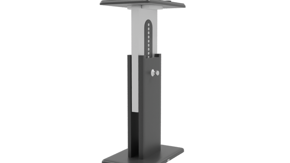 Stylish Minimalist Desk Stand 3D - Professional 3D Model Render 9