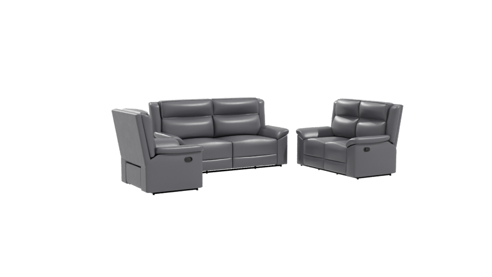 Modern Reclining Sofa Set 3D - Professional 3D Model Render 10