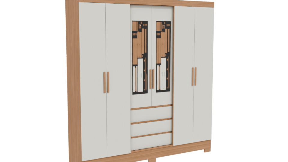 Modern Storage Cabinet 3D Model - Professional 3D Model Render 10
