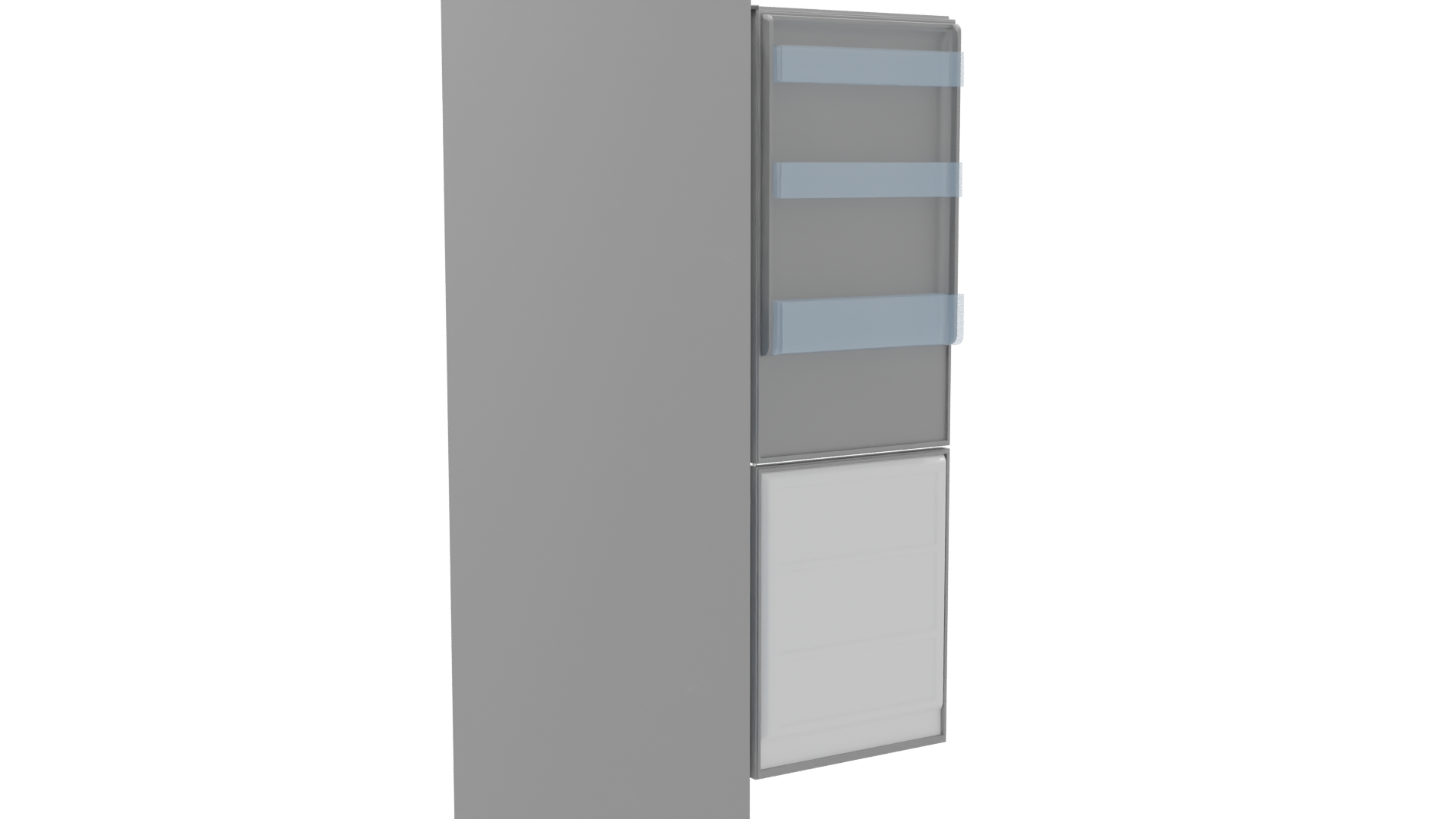 Modern Refrigerator 3D Model - Professional 3D Model Render 8