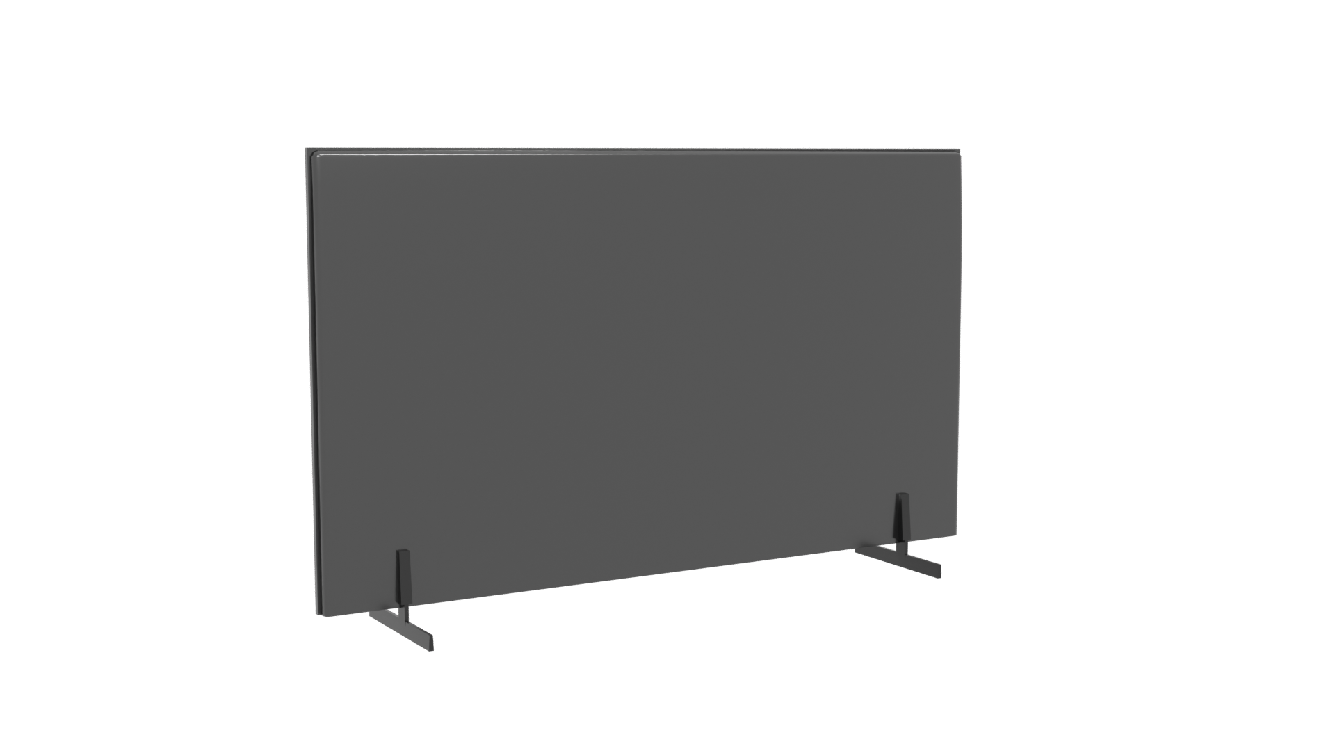 Sleek Flat Screen TV Model - Professional 3D Model Render 4