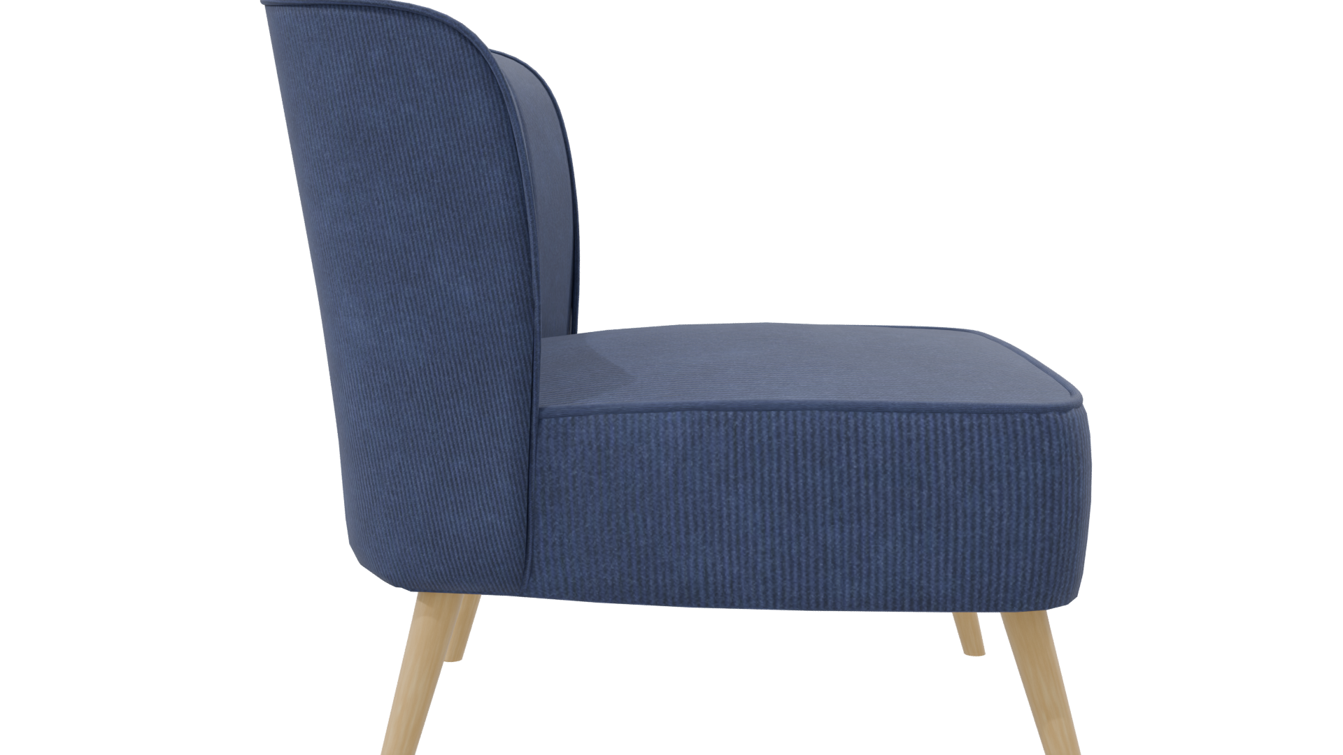 Stylish Fabric Accent Chair 3D - Professional 3D Model Render 23