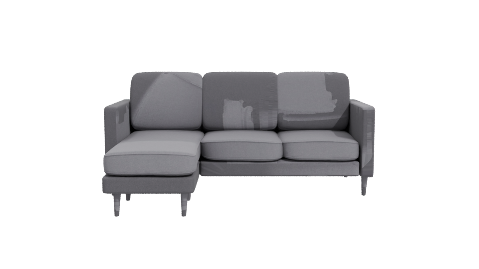 Stylish Modern Sofa 3D Model - Professional 3D Model Render 11