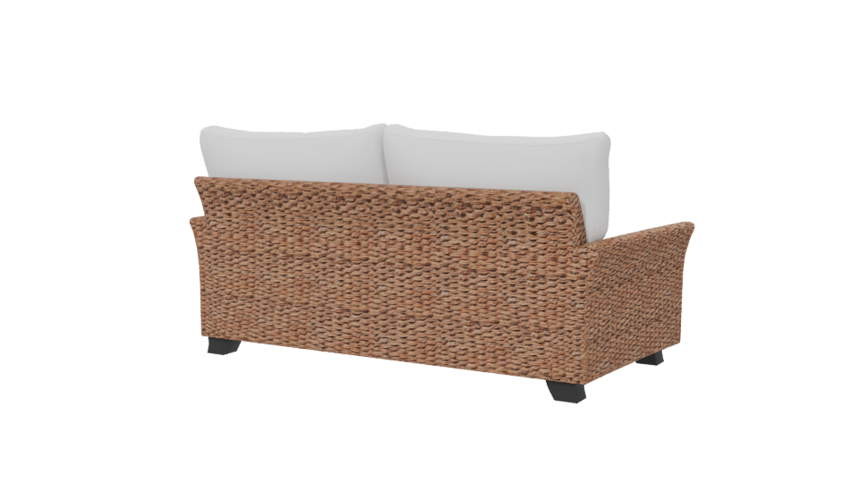 Stylish Outdoor Rattan Sofa 3D Model - Professional 3D Model Render 6
