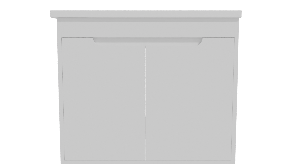 Minimalist White Storage Box 3D - Professional 3D Model Render 11