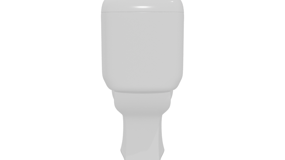 Standard Toilet 3D Model - Professional 3D Model Render 5