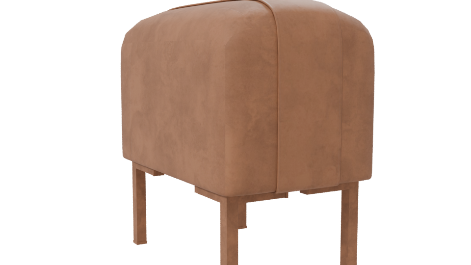 Stylish Fabric Armchair Model - Professional 3D Model Render 7