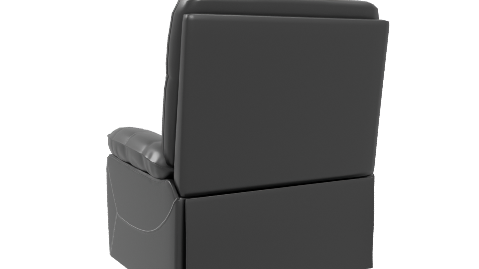 Stylish Recliner Chair 3D Model - Professional 3D Model Render 4