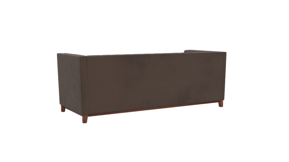 Sofa Roma 3C Velvet Chocolate 3D - Professional 3D Model Render 4