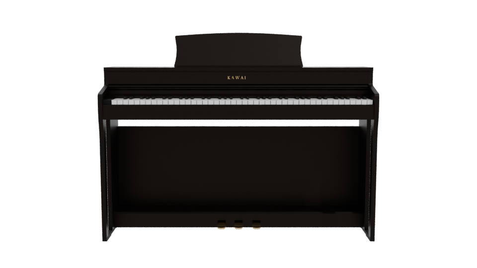 Stylish Digital Piano Model 3D - Professional 3D Model Render 11