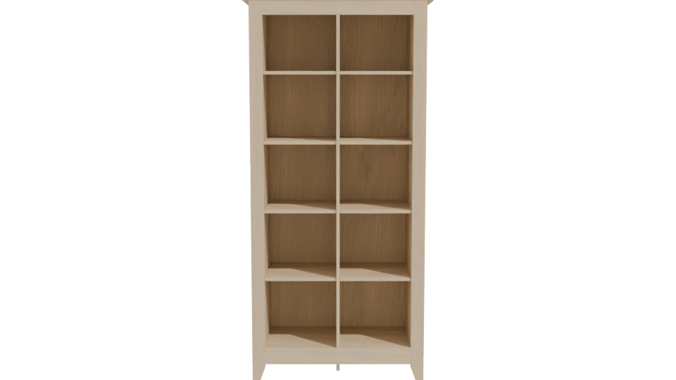 LIBRERO ESSEN R Wooden Cabinet Model - Professional 3D Model Render 11