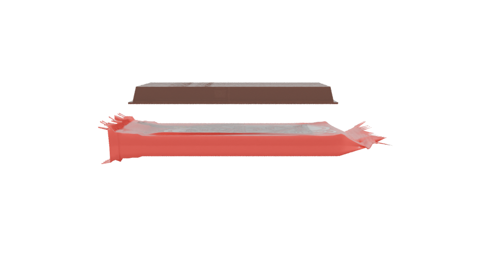 Stylized Snack Wrapper 3D Model - Professional 3D Model Render 8