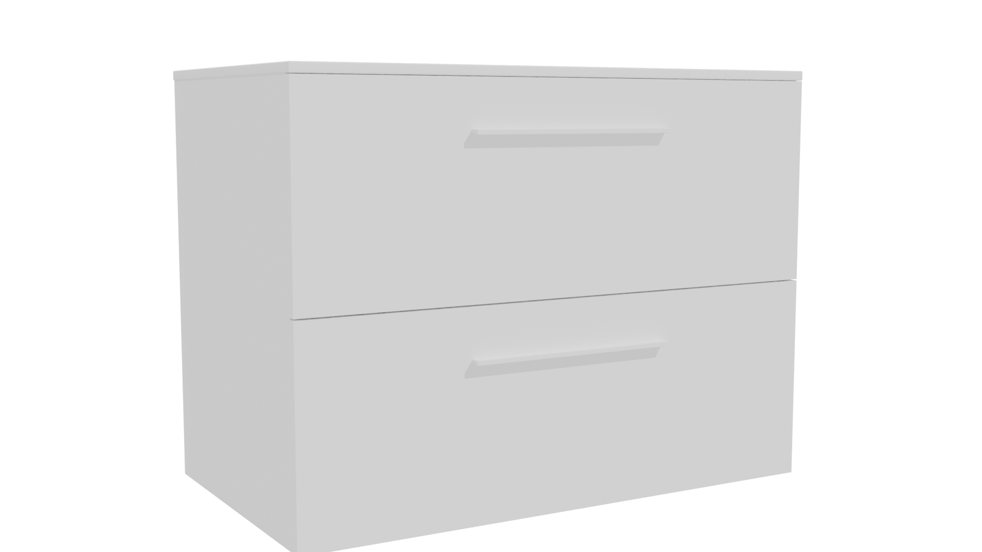 Sleek Modern Bathroom Vanity 3D - Professional 3D Model Render 10