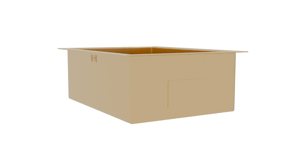Stylish Modern Rectangular Container 3D Model - Professional 3D Model Render 7