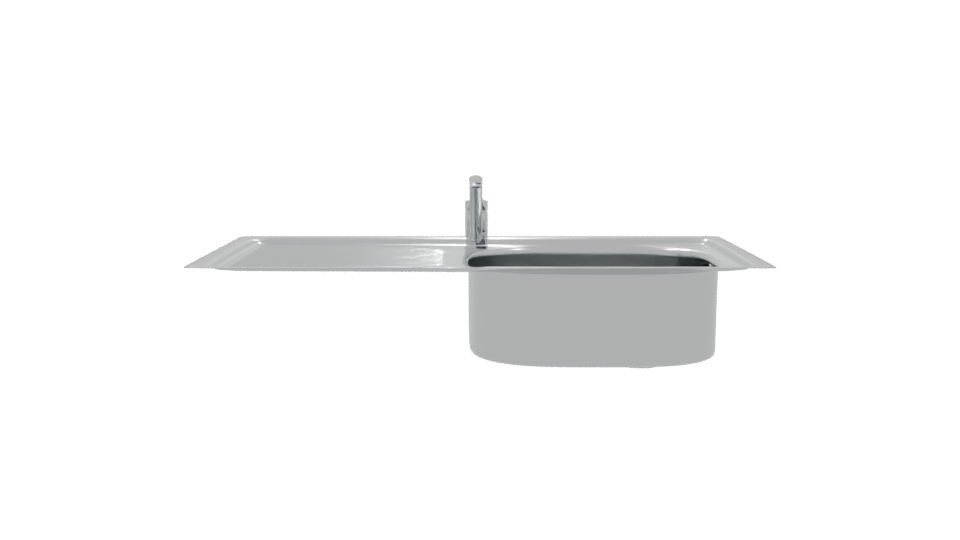 Stylish Kitchen Sink Model 3D - Professional 3D Model Render 11