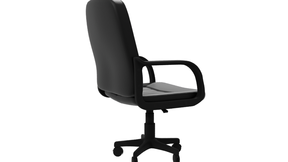 Sleek Modern Office Chair 3D - Professional 3D Model Render 7