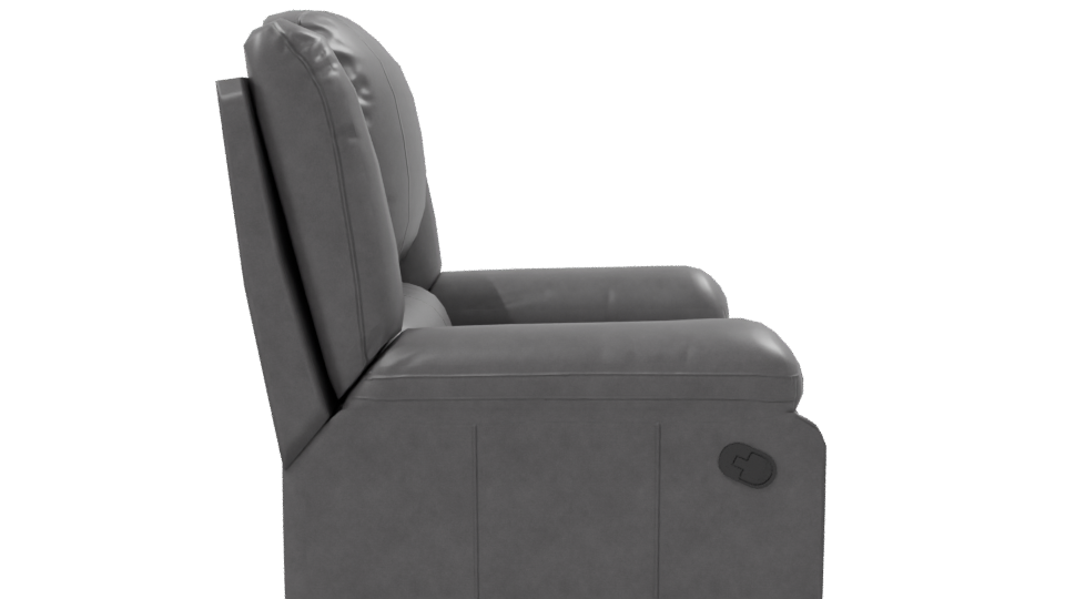 Stylish Reclining Chair Model - Professional 3D Model Render 8