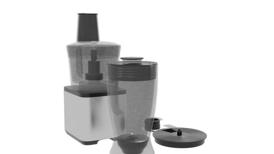 Stylish Kitchen Appliance Set 3D Model - Professional 3D Model Render 7