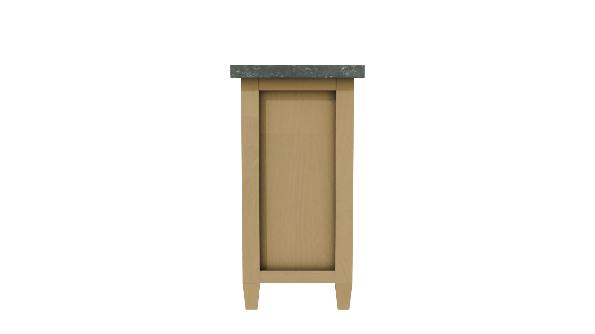 Stylish Wooden Sideboard 3D Model - Professional 3D Model Render 2