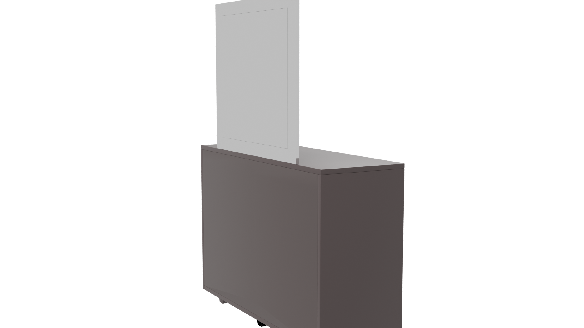 Stylish Modern Dresser Set 3D - Professional 3D Model Render 7