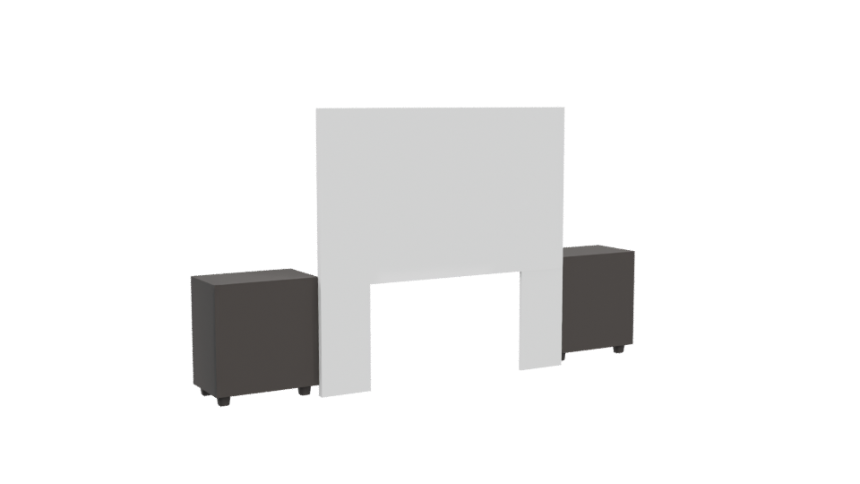 Contemporary Bedroom Furniture Set 3D Model - Professional 3D Model Render 4