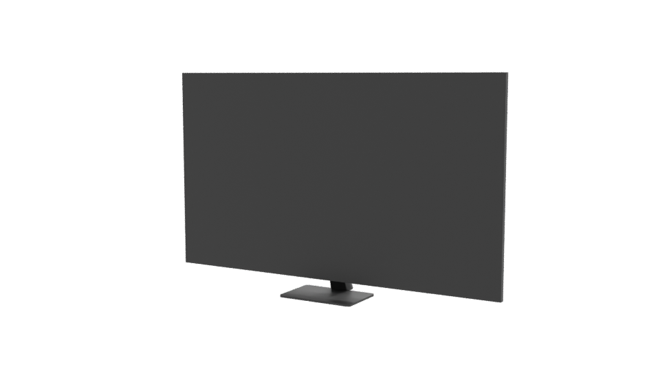 Sleek Modern Television 3D Model - Professional 3D Model Render 12