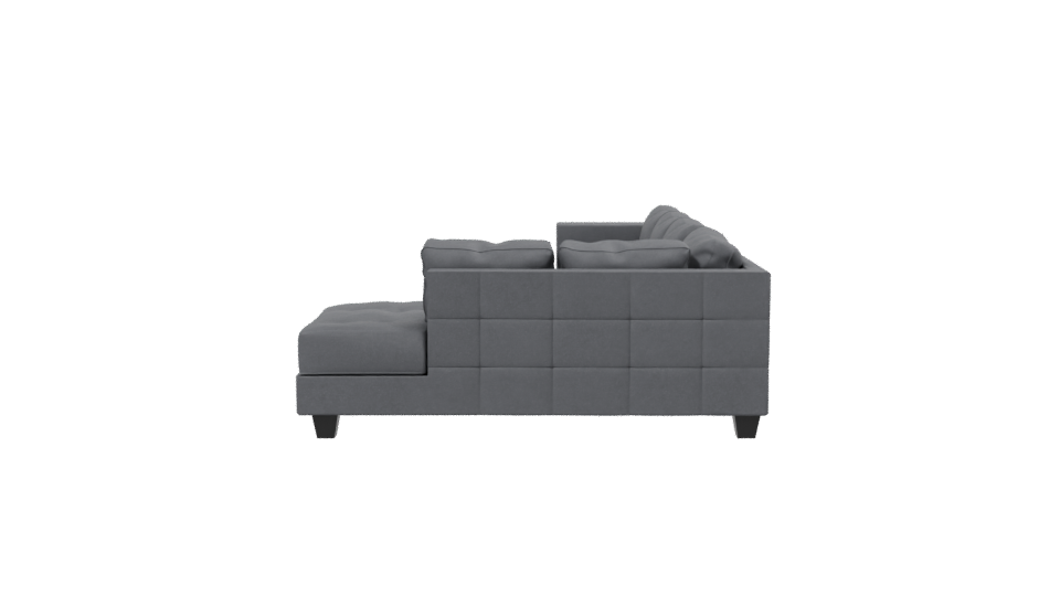 Modern L-Shape Sofa Model 3D - Professional 3D Model Render 2