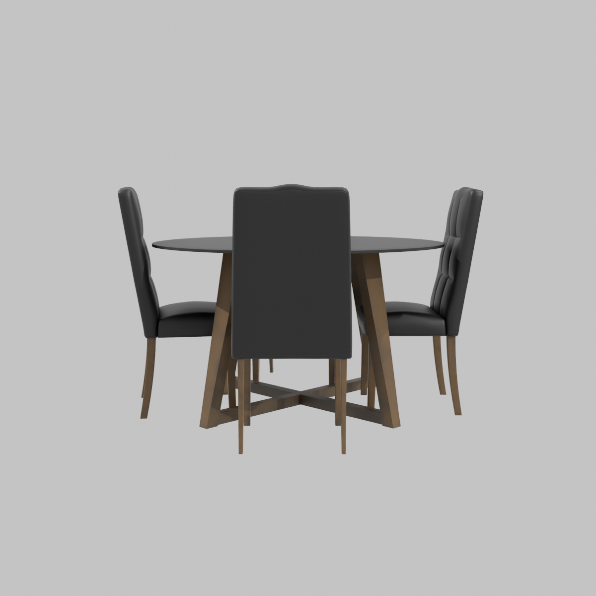 COMEDOR 4 PERSONAS REDONDO