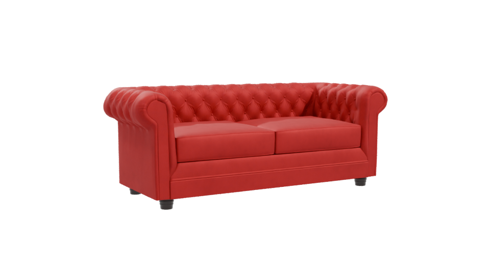 Chesterfield Style Sofa 3D - Professional 3D Model Render 10