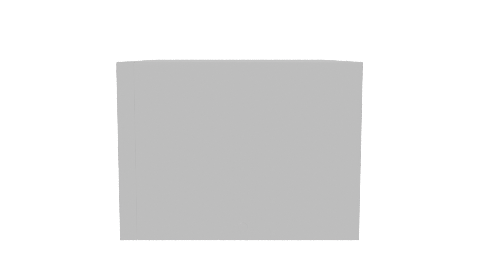 Compact Modern Microwave Model - Professional 3D Model Render 2