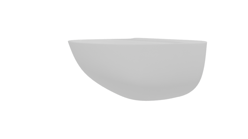 Minimalist White Bathroom Sink Model - Professional 3D Model Render 13