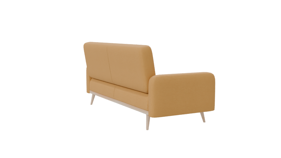 Stylish Mid-Century Modern Sofa 3D Model - Professional 3D Model Render 7