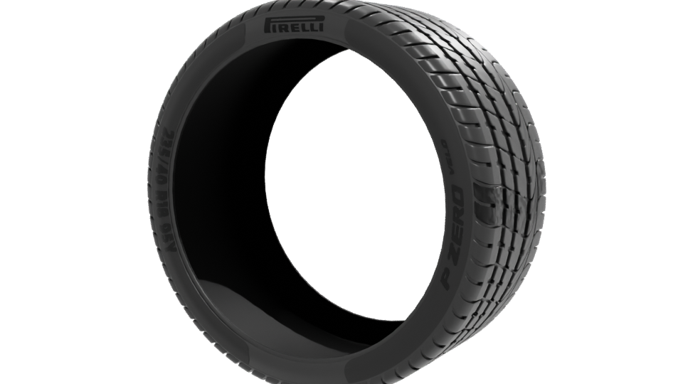 High-Performance Racing Tire 3D Model - Professional 3D Model Render 12
