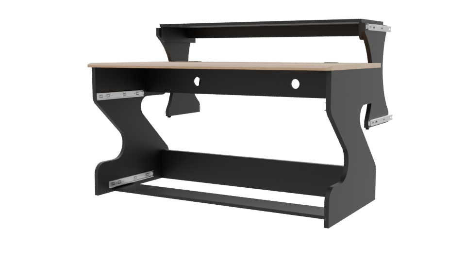 Stylish Modern Office Desk 3D - Professional 3D Model Render 12