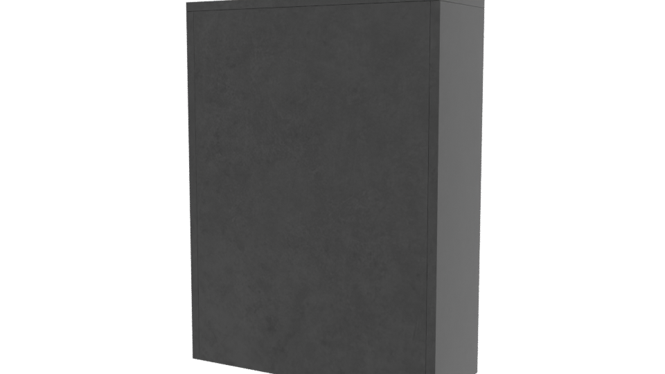 Modern Minimalist Drawer Unit - Professional 3D Model Render 6