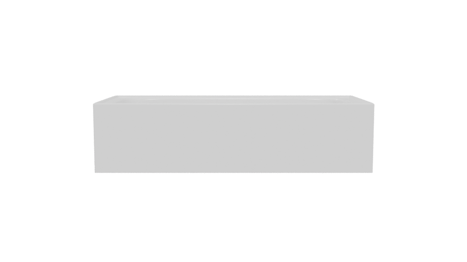 Minimalist Bathtub 3D Model - Professional 3D Model Render 5