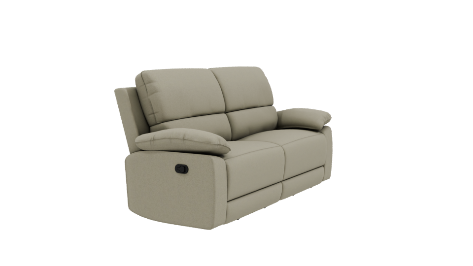 Cozy Reclining Sofa 3D Model - Professional 3D Model Render 9