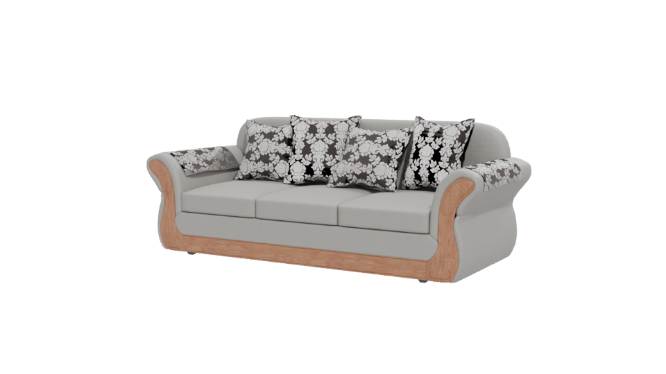 Sofa Irlanda 3-Cuerpos Model 3D - Professional 3D Model Render 12