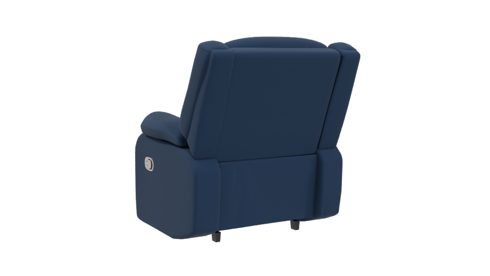 Stylish Recliner Chair 3D Model - Professional 3D Model Render 4