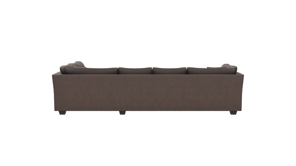 Elegant L-Shaped Sofa 3D Model - Professional 3D Model Render 5