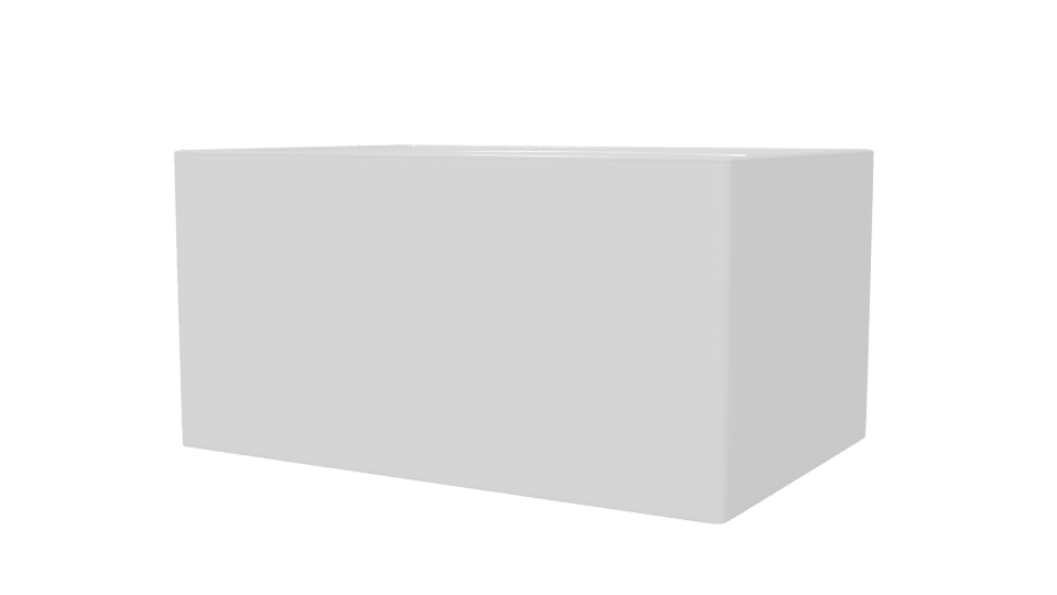 Sleek Minimalist Freestanding Bathtub 3D Model - Professional 3D Model Render 6