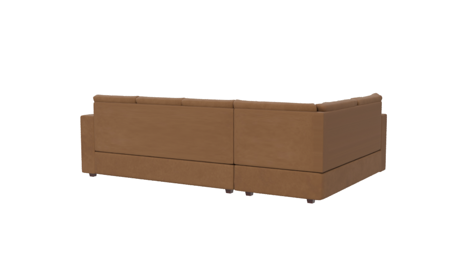 Stylish Sectional Sofa Model - Professional 3D Model Render 6