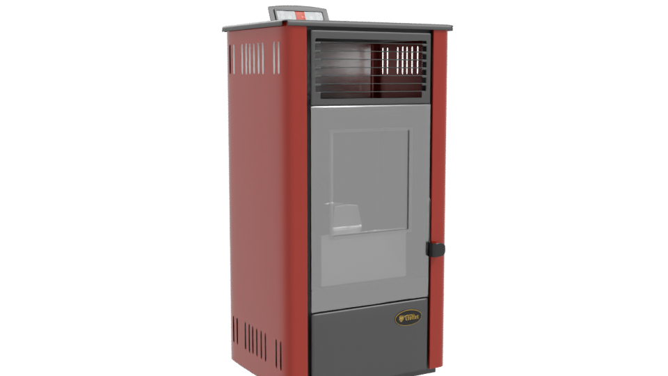 Calefactor Pellet Albtrot 3D Model - Professional 3D Model Render 10