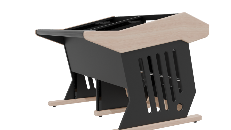 Modern Black Console Table 3D - Professional 3D Model Render 13