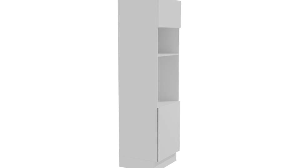 Minimalist Wooden Cabinet 3D Model - Professional 3D Model Render 9