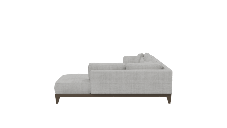 Stylish Modular Sofa 3D - Professional 3D Model Render 2