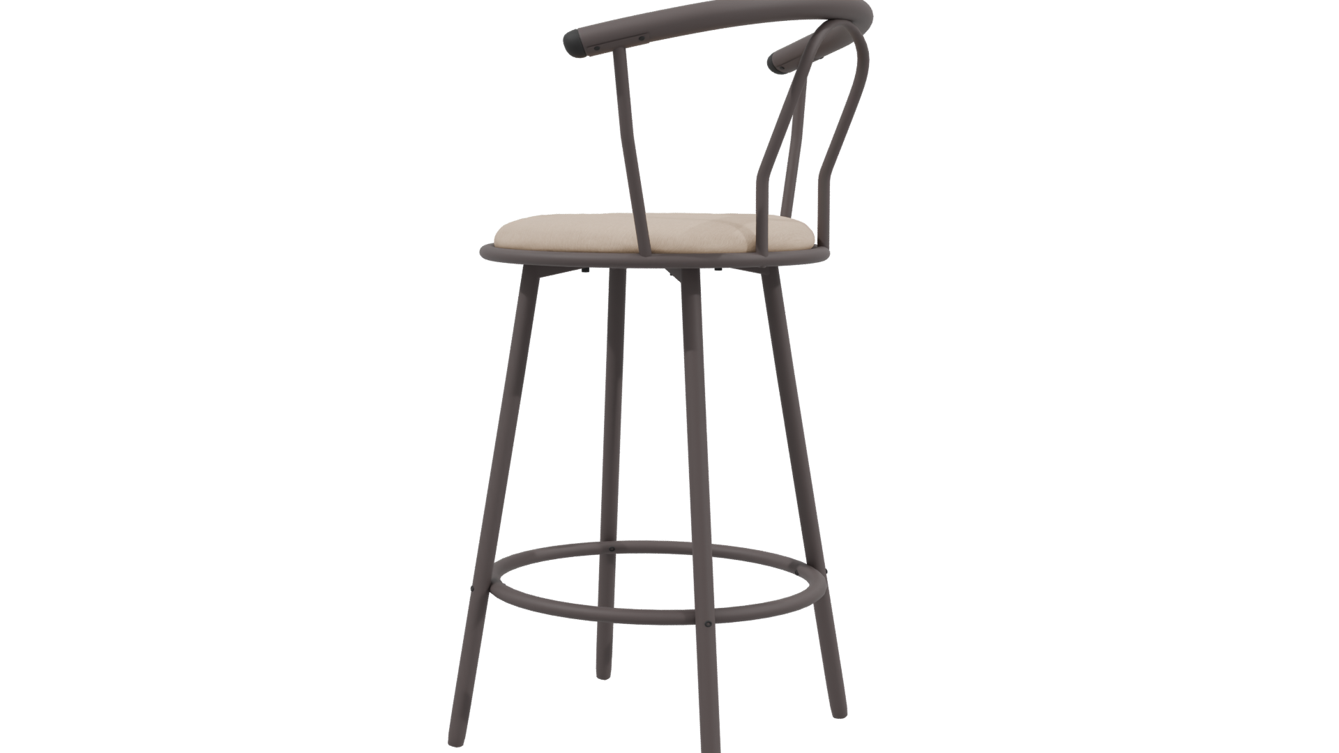 Stylish Bar Stool 3D Model - Professional 3D Model Render 3
