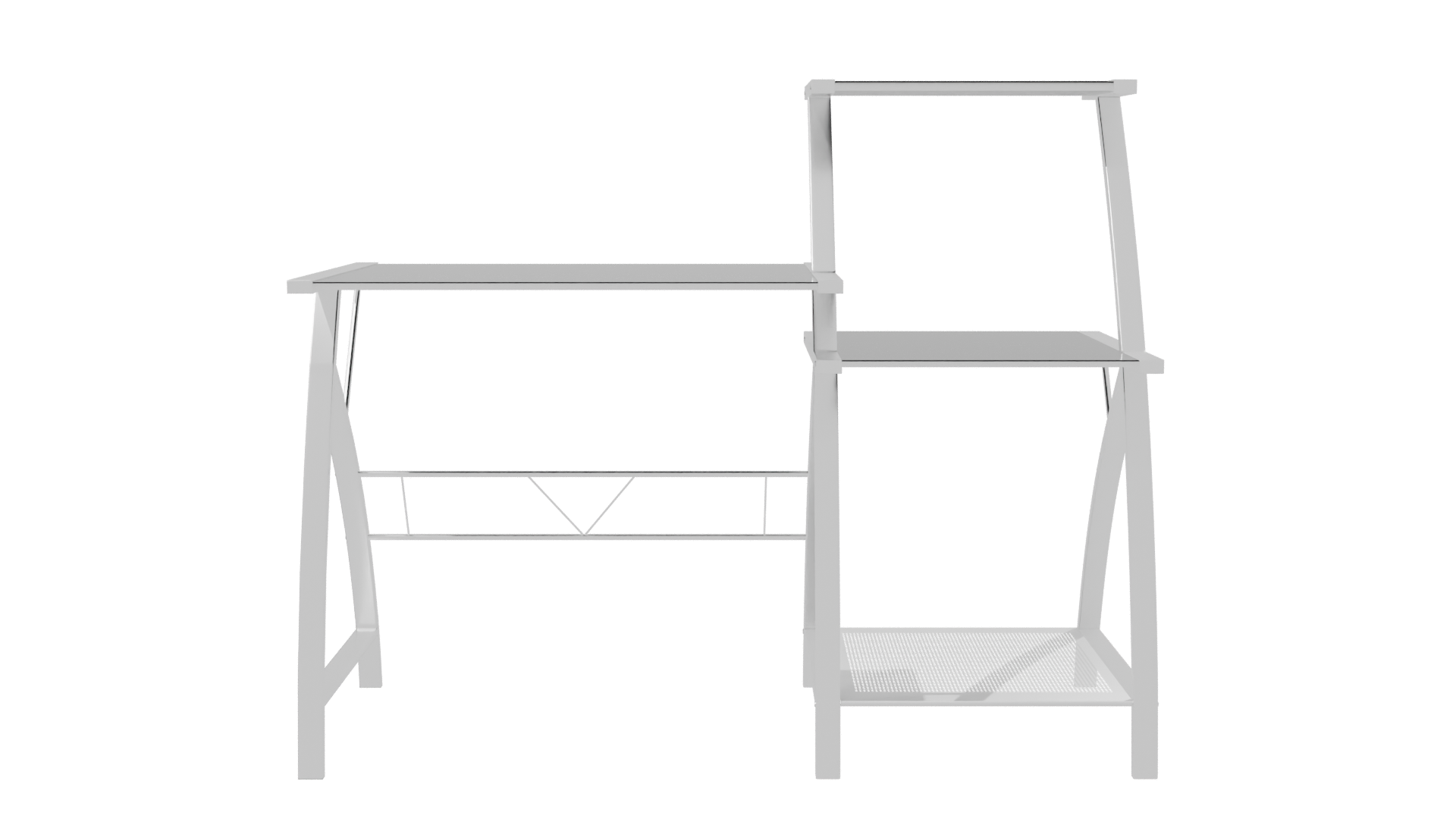 Stylish Modern Multi-Tier Table - Professional 3D Model Render 8